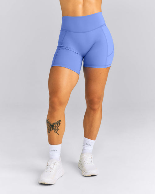 UnifiedMove™ High Waisted Pocket Shorts with Bonding | Glaucous Blue