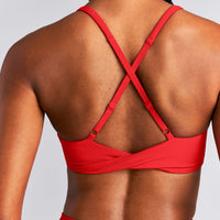 UnifiedMove™ Micro Bralette New Branding | Muscle Mommy Red