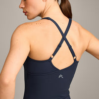 UnifiedMove V Neck Cross Back Vest with Reflective Logo | True Blue