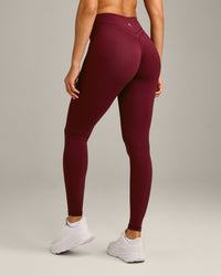 UnifiedMove™ Wrap Leggings with Reflective Logo | Rosewood