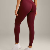 UnifiedMove™ Wrap Leggings with Reflective Logo | Rosewood
