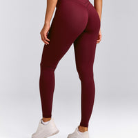 UnifiedMove™ Wrap Leggings with Reflective Logo | Rosewood