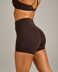 UnifiedMove™ Wrap Shorts 6" with Reflective Logo | 70% Cocoa