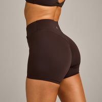 UnifiedMove™ Wrap Shorts 6" with Reflective Logo | 70% Cocoa