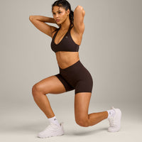 UnifiedMove™ Wrap Shorts 6" with Reflective Logo | 70% Cocoa