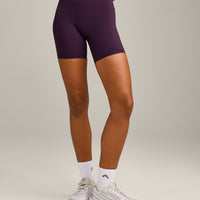 UnifiedMove Wrap Shorts 6" with Reflective Logo | Blackberry Purple