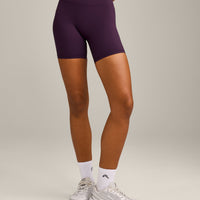 UnifiedMove™ Wrap Shorts 6" with Reflective Logo | Blackberry Purple