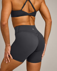 UnifiedMove™ Wrap Shorts 6" with Reflective Logo | Coal