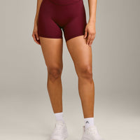 UnifiedMove Wrap Shorts 6" with Reflective Logo | Rosewood