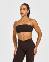 Unified Micro Bandeau Bralette | 70% Cocoa