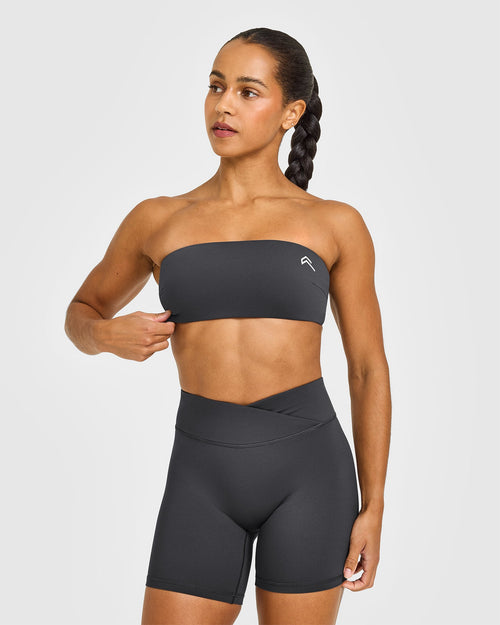 Oner Modal Unified Micro Bandeau Bralette | Coal