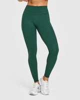 Unified High Waisted Pocket Leggings | Racing Green