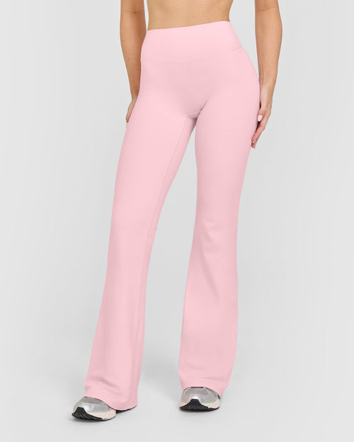 Oner Modal SoftMotion™ Flared Bottoms with White Logo | Cherry Blossom Pink
