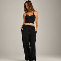 AirMove™ Wide Leg Trousers | Black