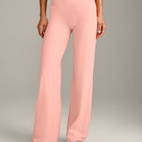 SoftMotion™ Straight Leg Bottoms with Grey Logo | Peach Orange