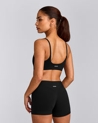 SoftMotion™ Strappy Sports Bra | Black