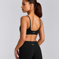 SoftMotion™ Strappy Sports Bra | Black