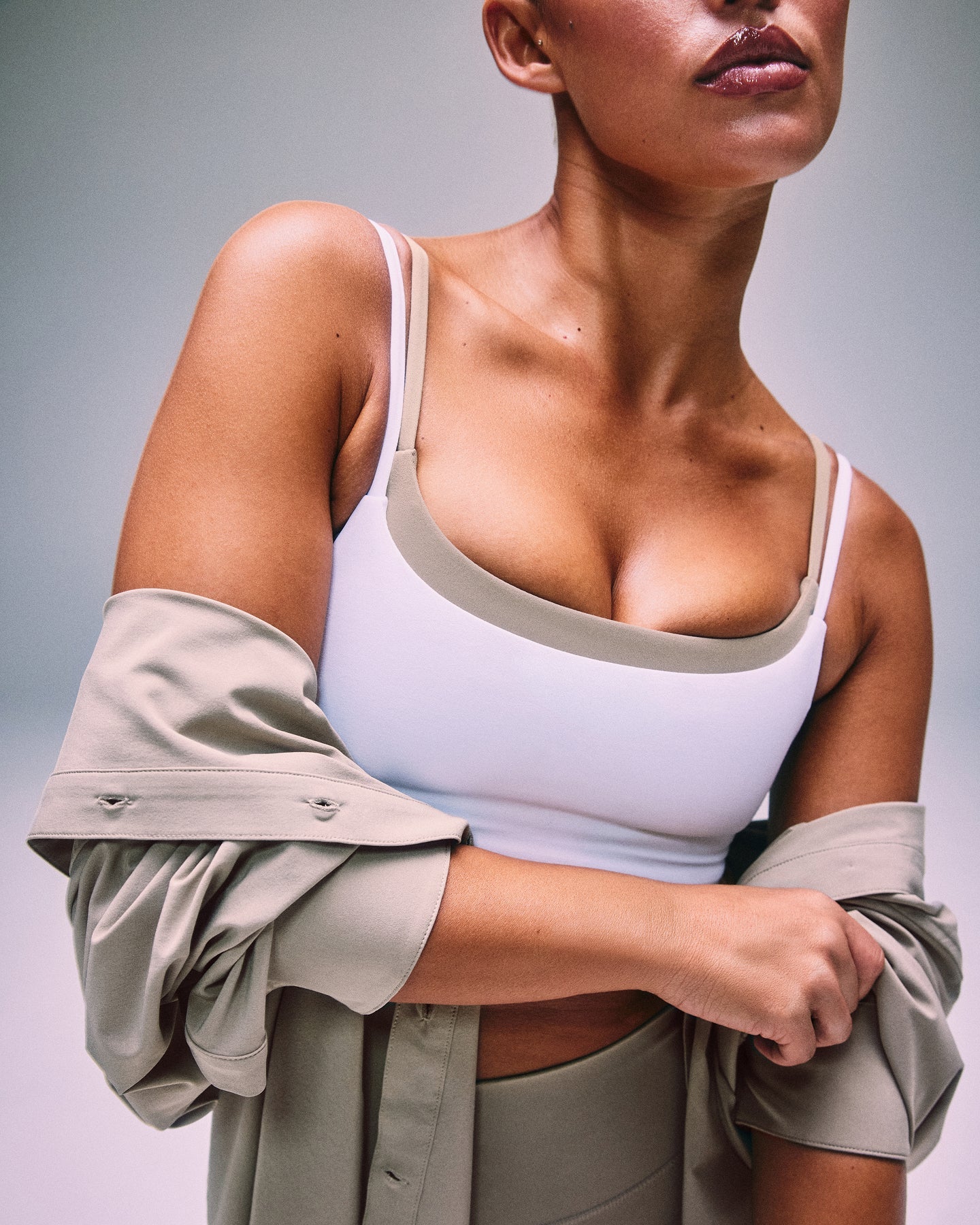 SoftMotion™ Strappy Sports Bra | White