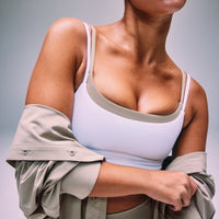 SoftMotion™ Strappy Sports Bra | White