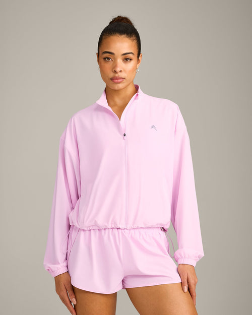 Oner Modal AirMove™ Jacket with Reflective Logo | Chalk Pink