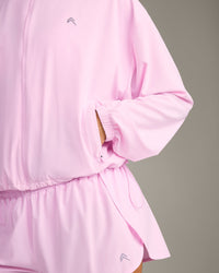 AirMove™ Jacket with Reflective Logo | Chalk Pink
