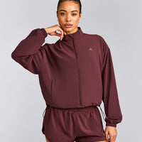 AirMove™ Jacket with Reflective Logo | Velvet Mocha