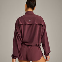 AirMove™ Jacket with Reflective Logo | Velvet Mocha