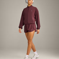 AirMove™ Jacket with Reflective Logo | Velvet Mocha