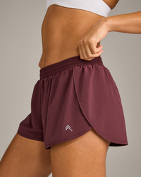 AirMove™ Lined Shorts 2" with Reflective Logo | Velvet Mocha