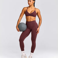 EasyLift™ Ultra Minimal Bralette with Gray Logo | Velvet Mocha