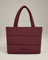 Quilted Tote Bag | Velvet Mocha