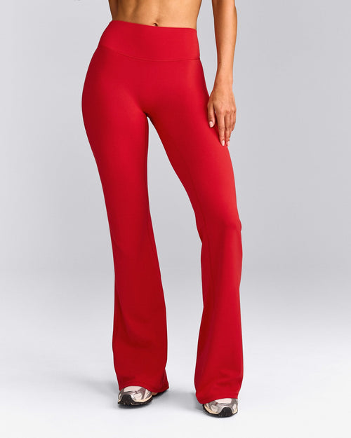 SoftMotion™ Flared Pants | Fiery Red