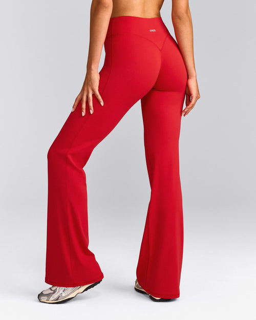 SoftMotion™ Flared Pants | Fiery Red