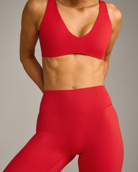 SoftMotion™ Flared Bottoms with Grey Logo | Fiery Red