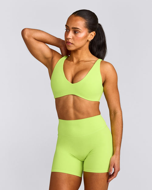 SoftMotion™ Scoop Back Bralette | Citrus Green