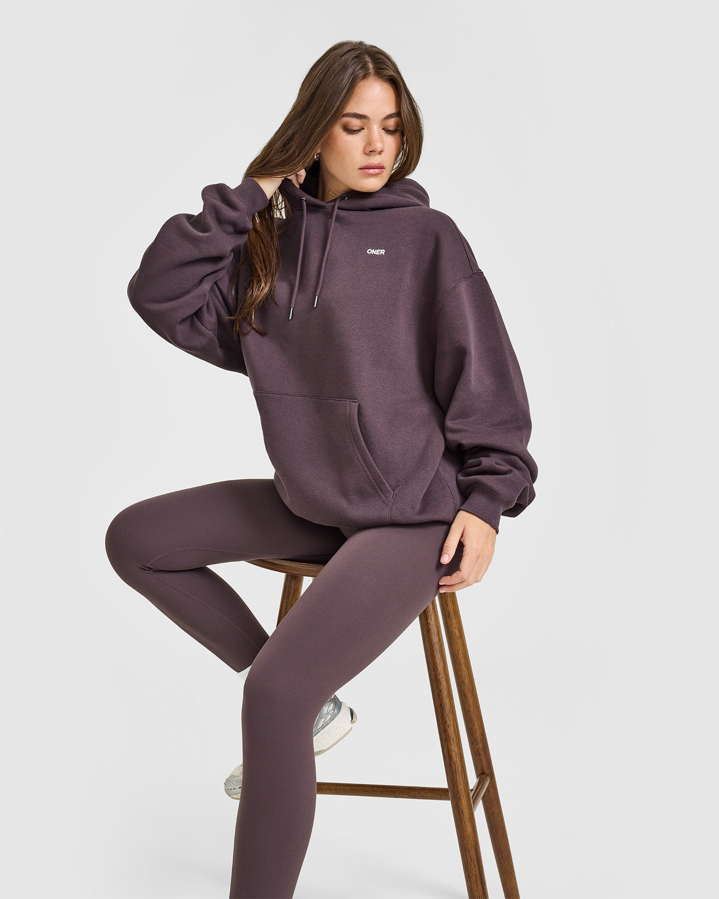 Foundations Oversized Hoodie | Umber Brown