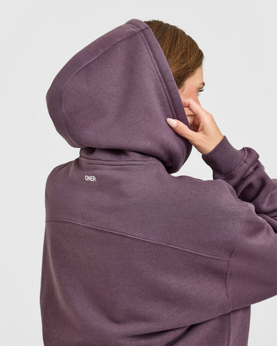 Foundations Oversized Hoodie | Vintage Purple