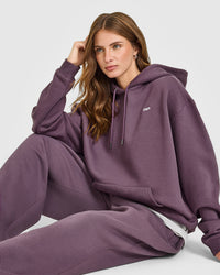 Foundations Oversized Hoodie | Vintage Purple