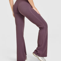SoftMotion™ Flared Bottoms with White Logo | Vintage Purple