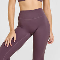 SoftMotion™ Flared Bottoms with White Logo | Vintage Purple