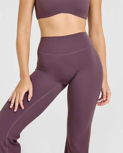 SoftMotion™ Flared Bottoms with White Logo | Vintage Purple