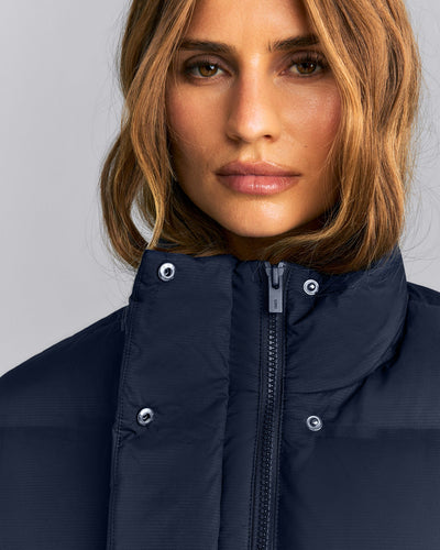 Oversized Puffer Jacket | Deep Navy