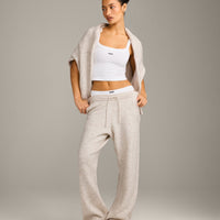 Seamless Scoop Neck Vest | White
