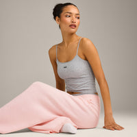 Seamless Strappy Vest | Grey Marl