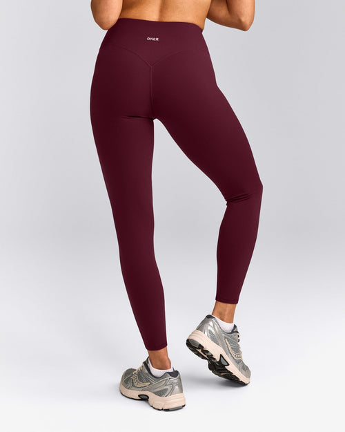 SoftMotion™ High Waisted Leggings | Cherry Lacquer Purple