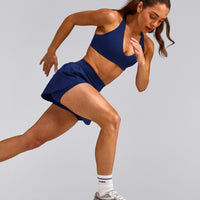 UnifiedMove™ Double Layer Shorts 5" with Reflective Logo | Varsity Blue