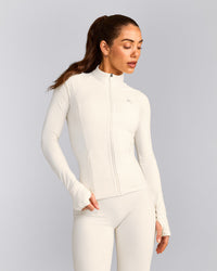 UnifiedMove™ Pocket Jacket with Reflective Logo | Marshmallow White