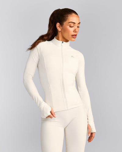 UnifiedMove™ Pocket Jacket with Reflective Logo | Marshmallow White