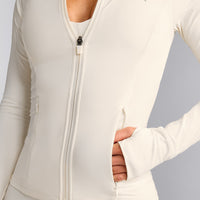UnifiedMove™ Pocket Jacket with Reflective Logo | Marshmallow White