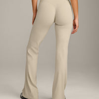 SoftMotion™ Flared Bottoms with Grey Logo | Oatmeal